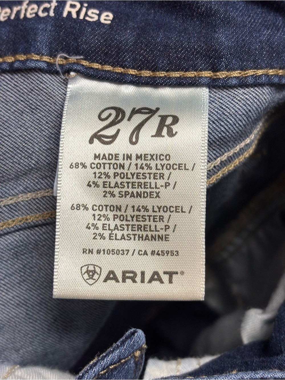 Ariat Women’s Perfect Rise Bootcut Jeans 27 R - Picture 5 of 8